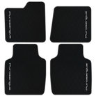 Premium Black Leather Floor Mats for Rolls Royce Shadow (1965-1977)
