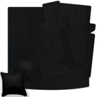 Black Leather Floor Mats for Bentley Bentayga (2015-2023) | AW1 Design