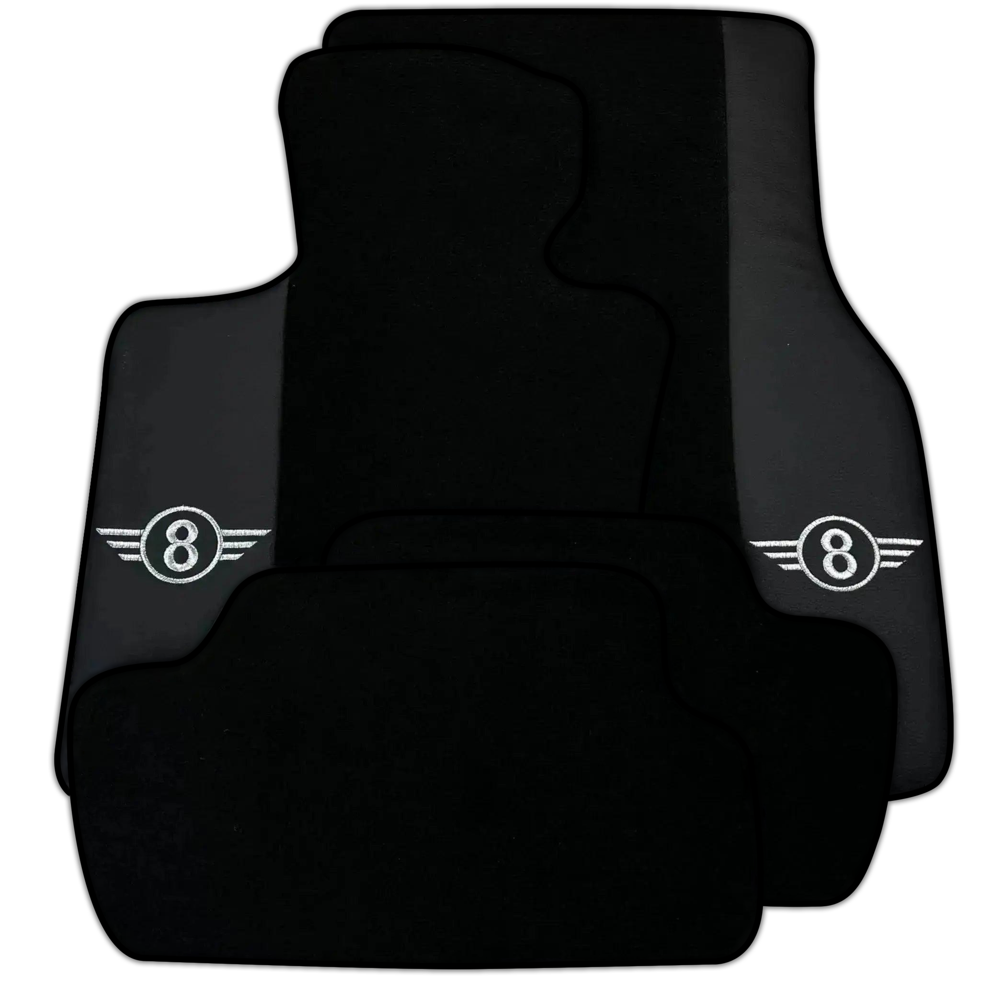 Black Floor Mats for Mini Cooper / One F55 5-Doors (2015-2023) Various Trim Colors
