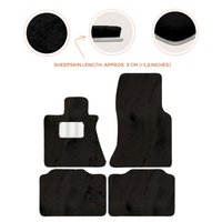 Premium Sheepskin Floor Mats for Rolls-Royce Phantom Sedan (2003-2016)