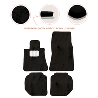 Premium Sheepskin Floor Mats for Bentley Continental GTC (2011-2018)