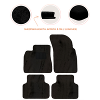 Premium Luxury Sheepskin Floor Mats for Bentley Bentayga 2015-2023