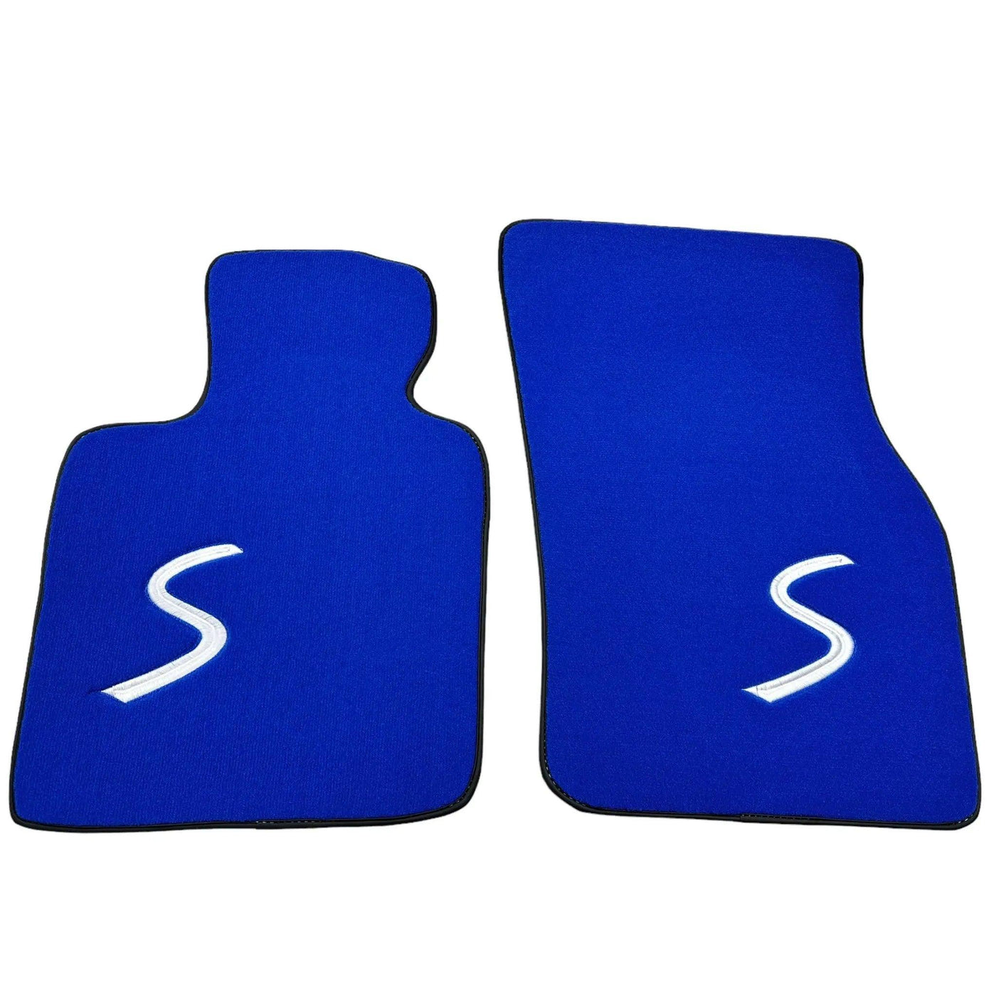 Blue Floor Mats for Mini Cabrio F57 Convertible (2016-2023) - AutoWin