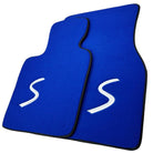 Blue Floor Mats for Mini Cabrio R52 Convertible (2004-2009) - AutoWin