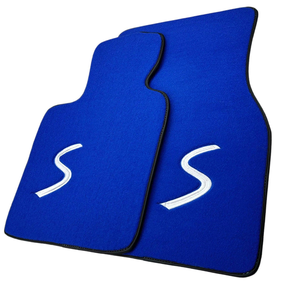 Blue Floor Mats for Mini Countryman F60 (2017-2023) - AutoWin