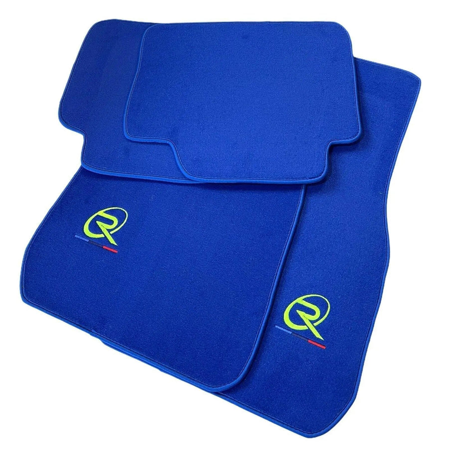 Blue Mats For BMW Gran Tourer F46 (2015-2022) 7 Seats Tailored Set Perfect Fit - AutoWin