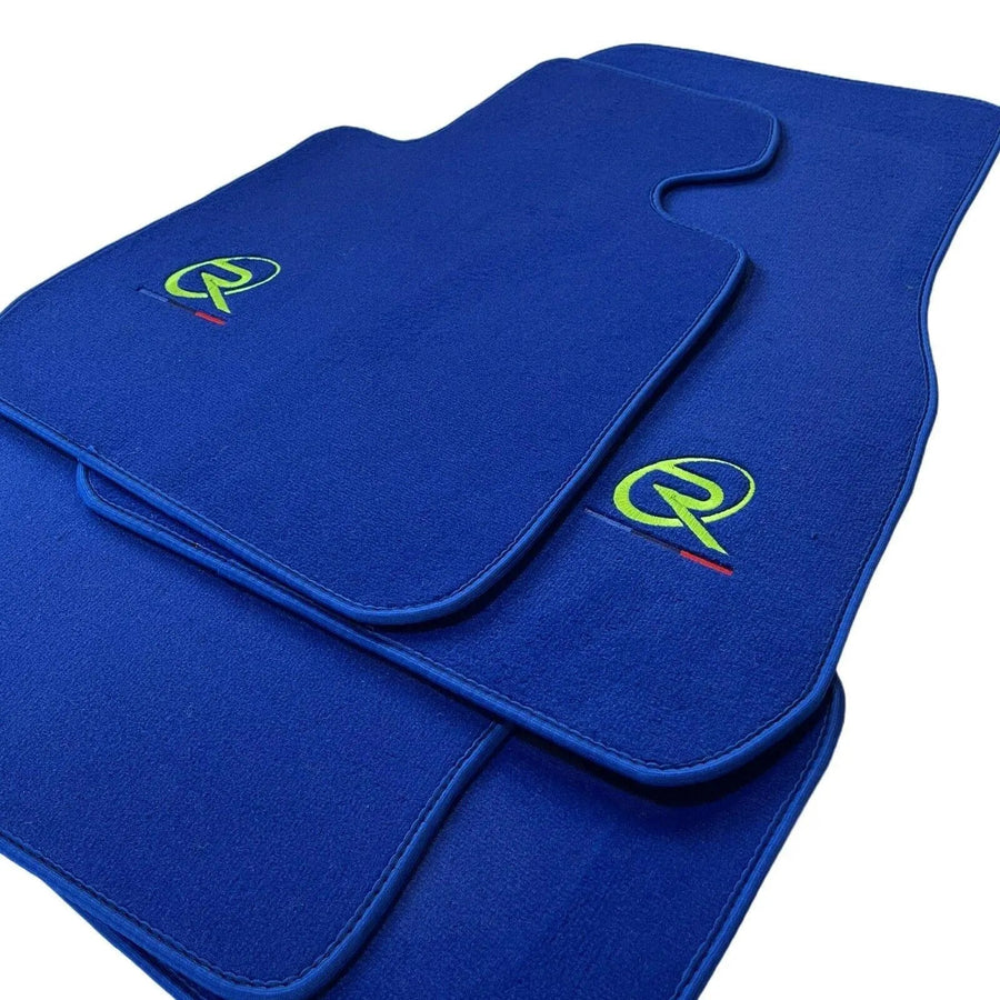 Blue Mats For BMW Gran Tourer F46 (2015-2022) 7 Seats Tailored Set Perfect Fit - AutoWin