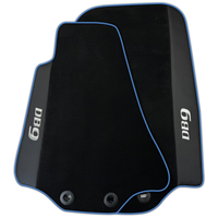 Black Floor Mats for Aston Martin DB9 Volante (2004-2016) Convertible with Leather