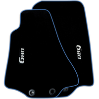 Black Floor Mats for Aston Martin DB9 Volante (2004-2016) Convertible Various Trim Colors