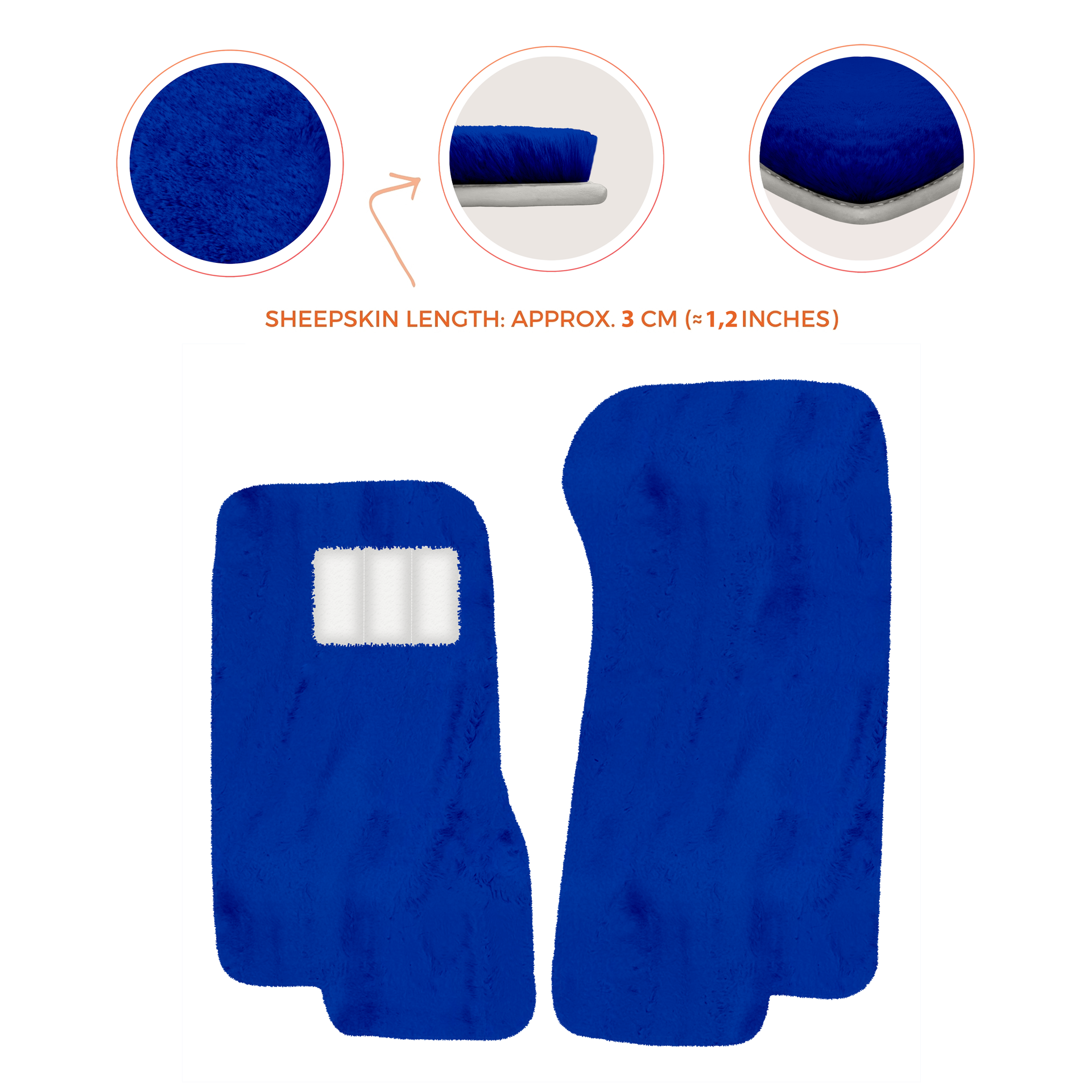 Luxury Sheepskin Floor Mats for Aston Martin V8 Coupe Special Volante (96-03)