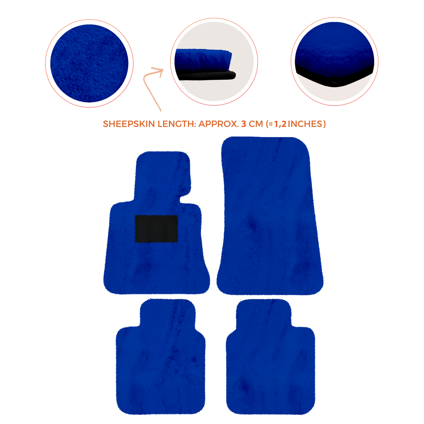 Luxury Sheepskin Floor Mats for Rolls-Royce Ghost Series I (2010-2014)