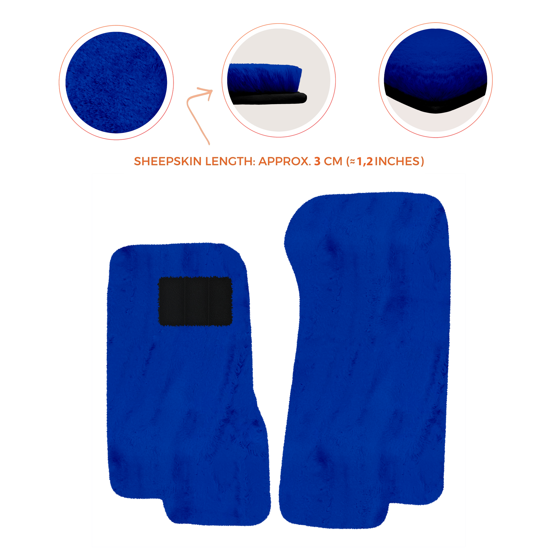 Luxury Sheepskin Floor Mats for Aston Martin V8 Coupe Special Volante (96-03)