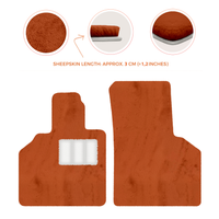 Premium Sheepskin Floor Mats for Lamborghini Aventador (2012-2022)