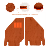 Premium Sheepskin Floor Mats for Ferrari Purosangue (2023-2024)