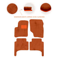 Premium Quality Sheepskin Floor Mats for Porsche 550 (1953-1956)