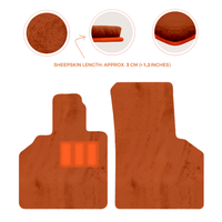 Premium Sheepskin Floor Mats for Lamborghini Aventador (2012-2022)