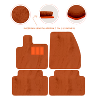 Premium Sheepskin Floor Mats for Range Rover Evoque (2016-2024)