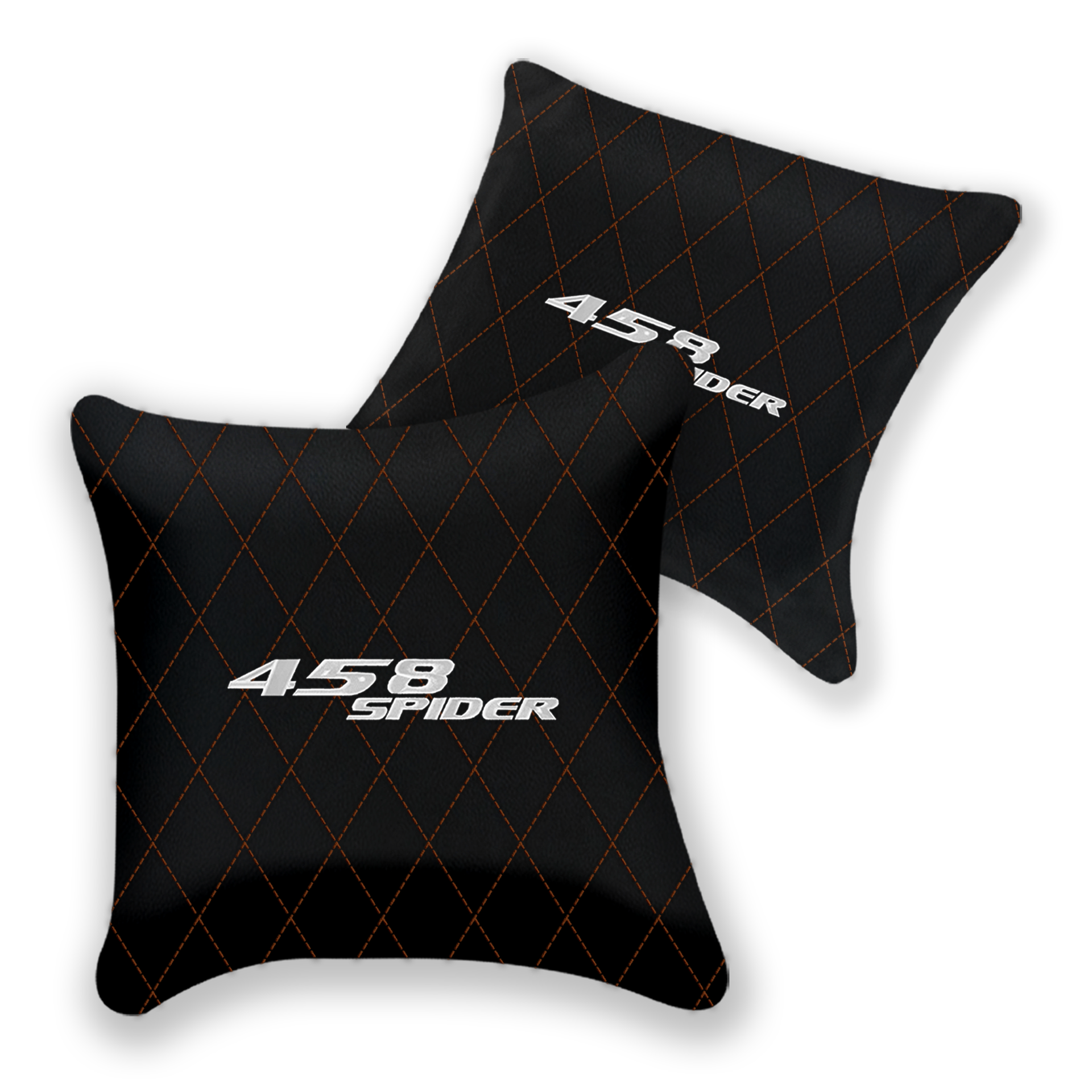 Custom Black Leather Pillows for Ferrari 458 Speciale (2012-2015)