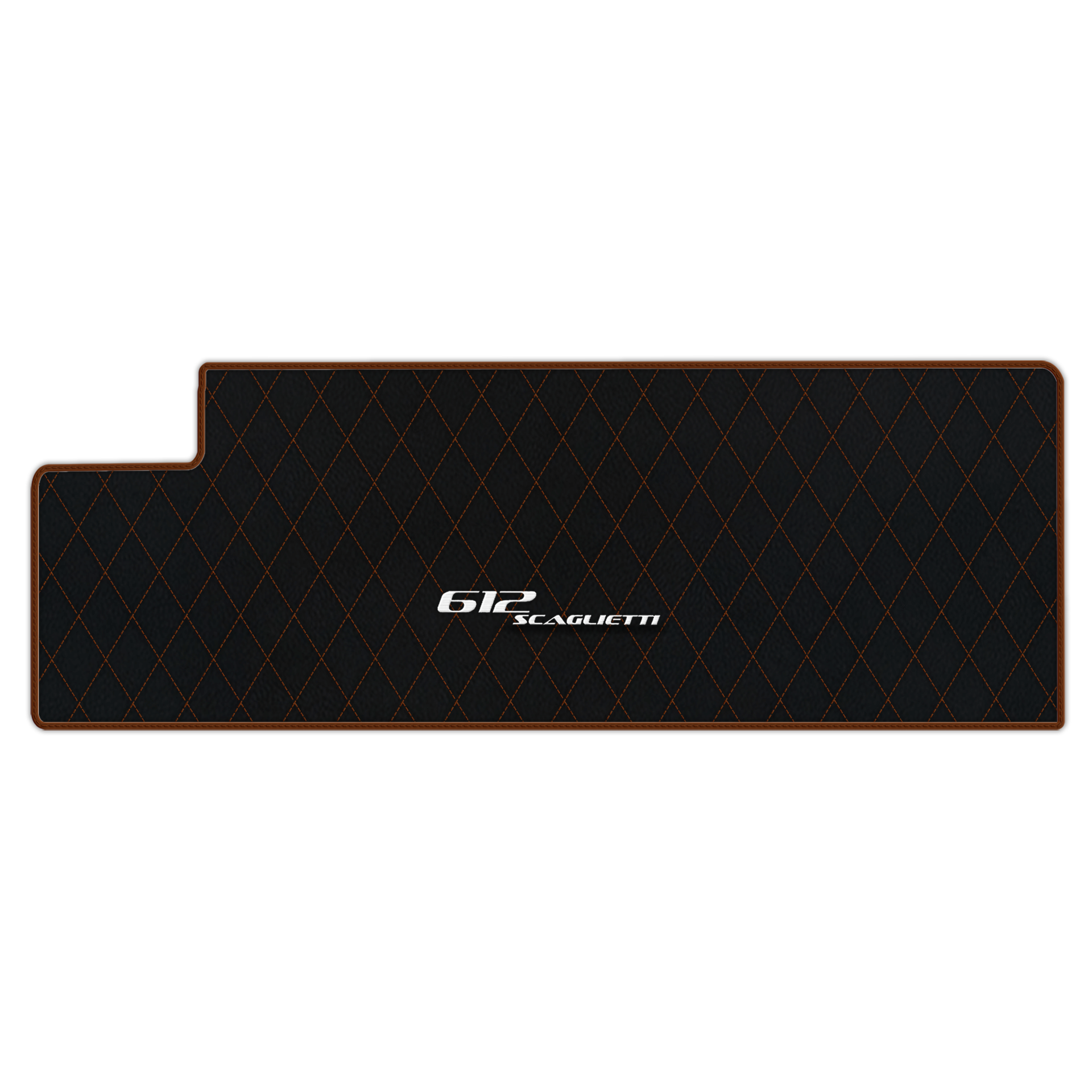 Luxury Black Leather Floor Mats for Ferrari 612 Scaglietti (2005-2011)