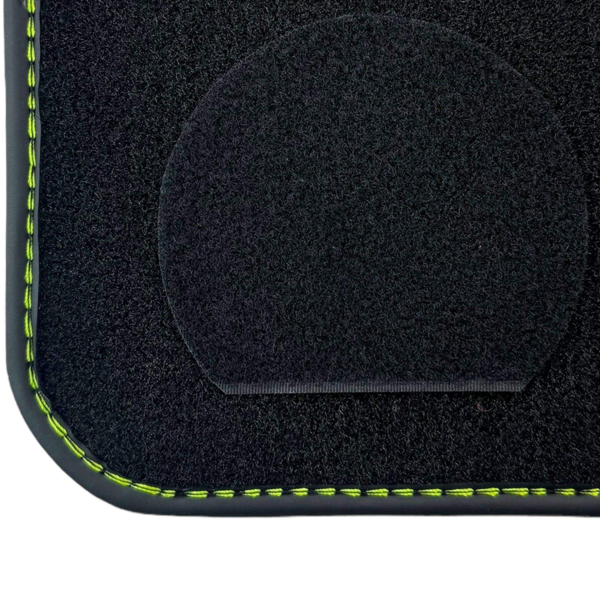 Black Floor Mats for Lamborghini Huracan Tecnica with Alcantara Leather - AutoWin