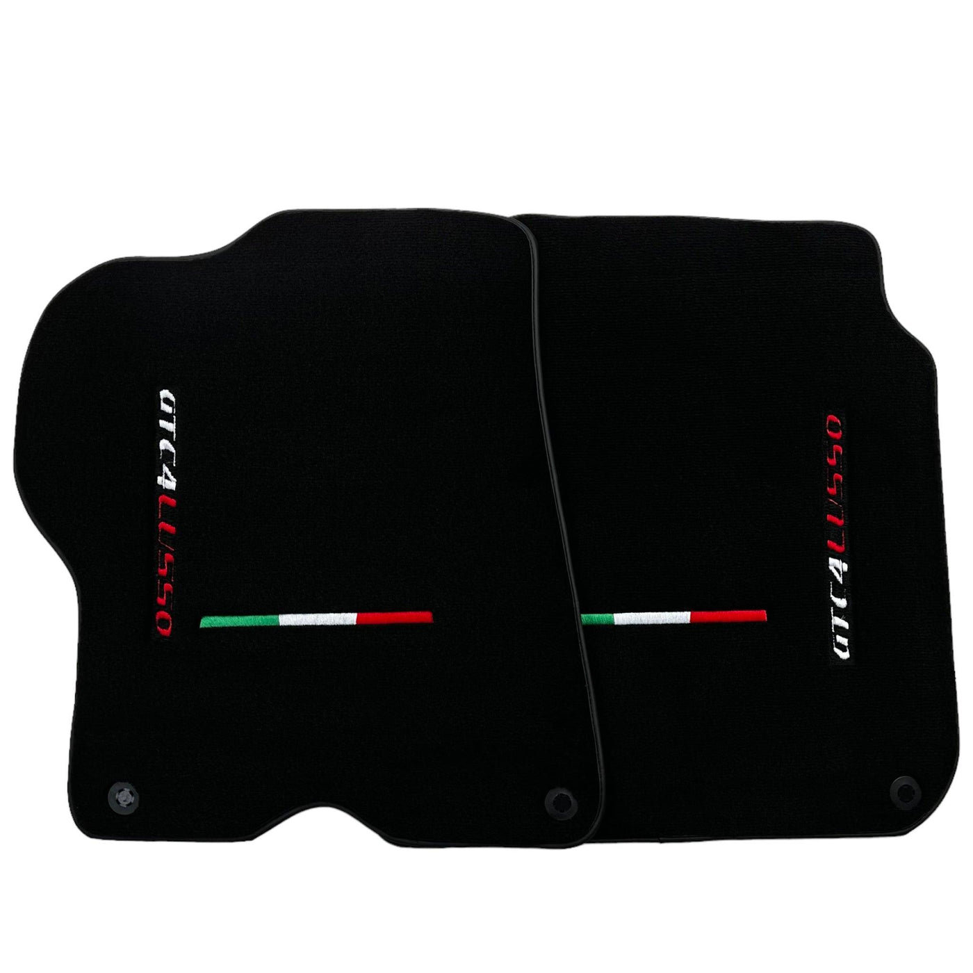 Black Floor Mats For Ferrari GTC4 Lusso (2016-2023) Italian Edition - AutoWin