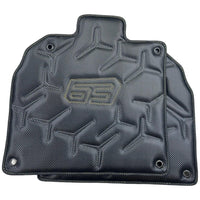 Carbon Leather Floor Mats for Lamborghini Aventador SVJ 63 Edition - AutoWin