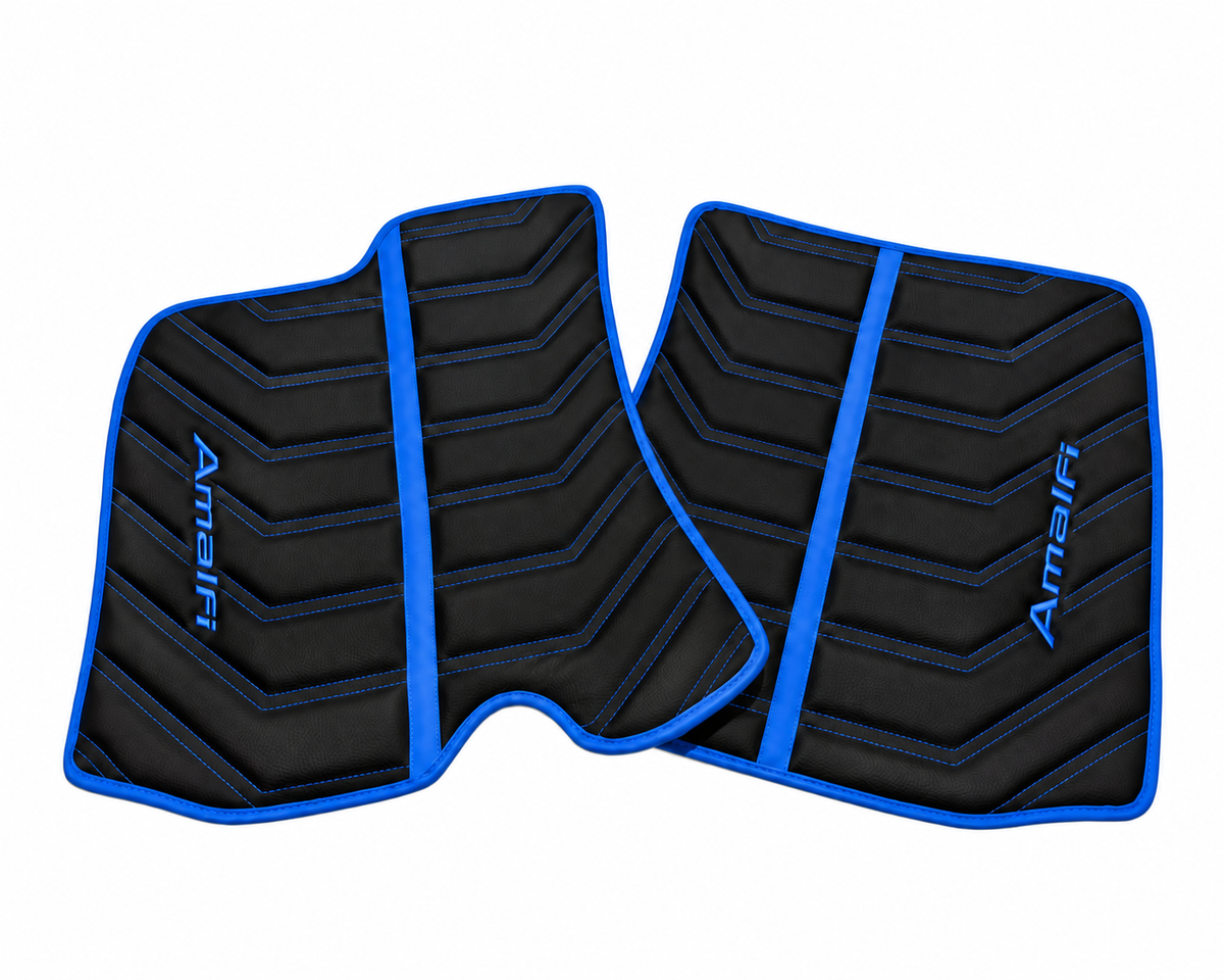 Customizable Leather Floor Mats with AW46 Pattern for Ferrari Roma (2021-2027)