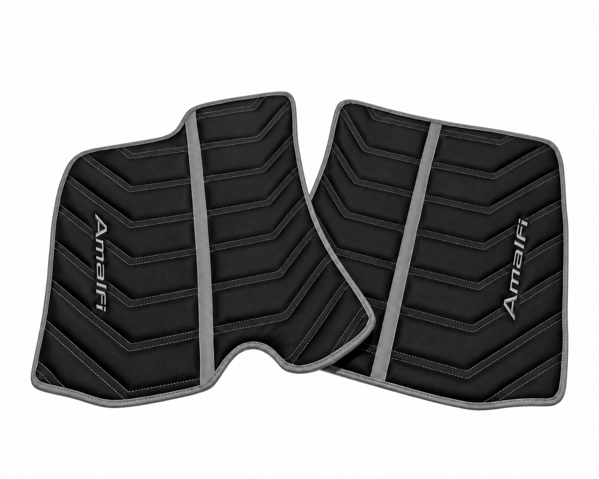 Customizable Leather Floor Mats with AW46 Pattern for Ferrari Roma (2021-2027)