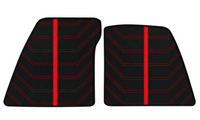Black Leather Floor Mats for Ferrari 849 Testarossa (2026-2027)