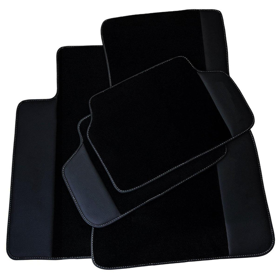 Customizable Black Mats For BMW U06 (2022-2026) With Leather - AutoWin
