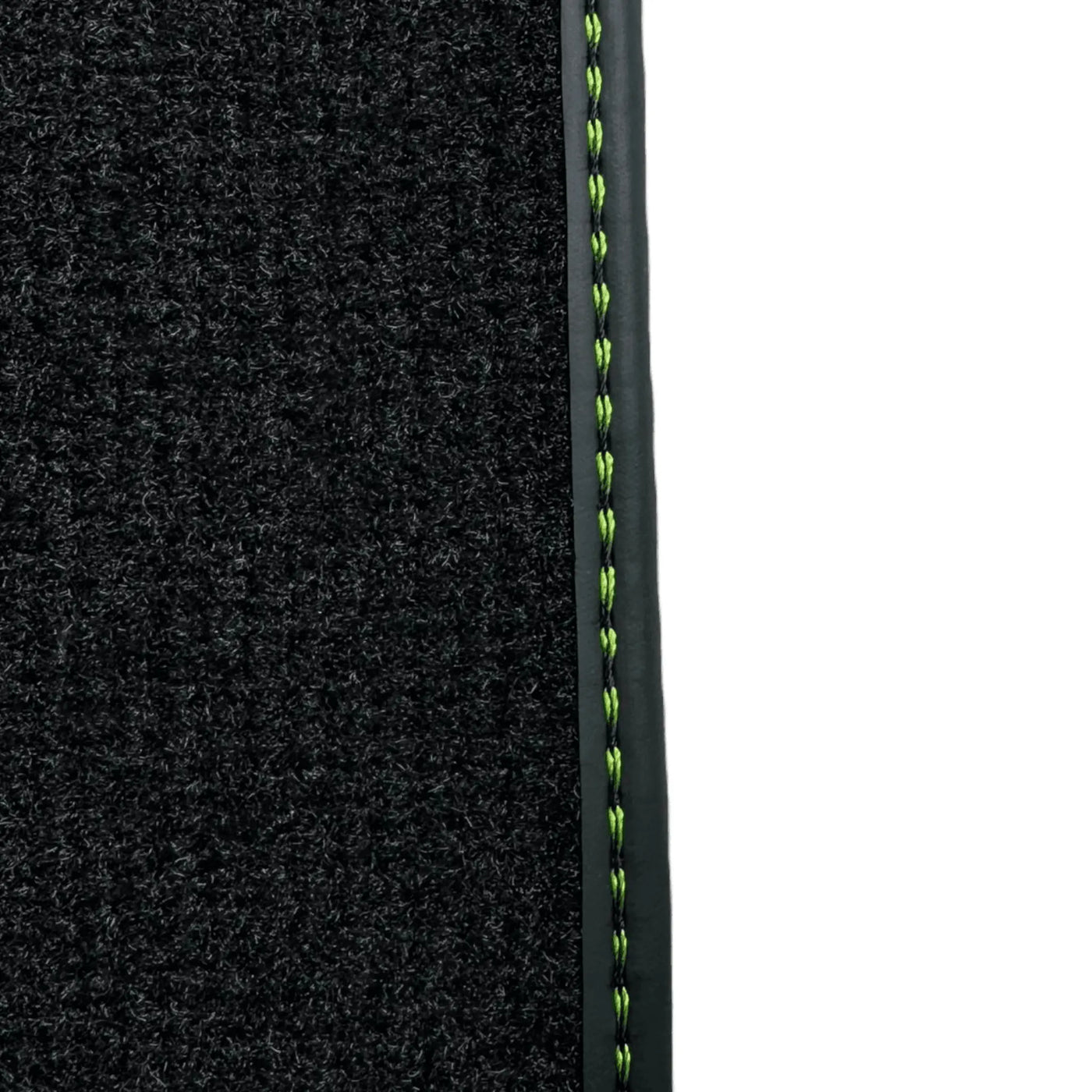 Customizable Leather Floor Mats for Lamborghini Urus with Green Stitching - AutoWin