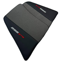 Gray Floor Mats for Ferrari 296 GTB (2022-2024) with Leather - AutoWin