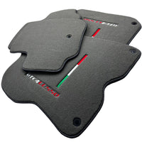 Gray Floor Mats For Ferrari GTC4 Lusso (2016-2023) Italian Edition - AutoWin