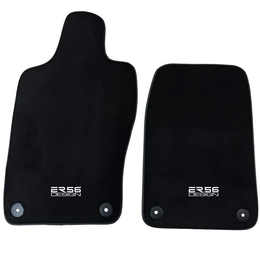 Black Floor Mats for Aston Martin DB11 Volante (2018-2023) Convertible - ER56 Design