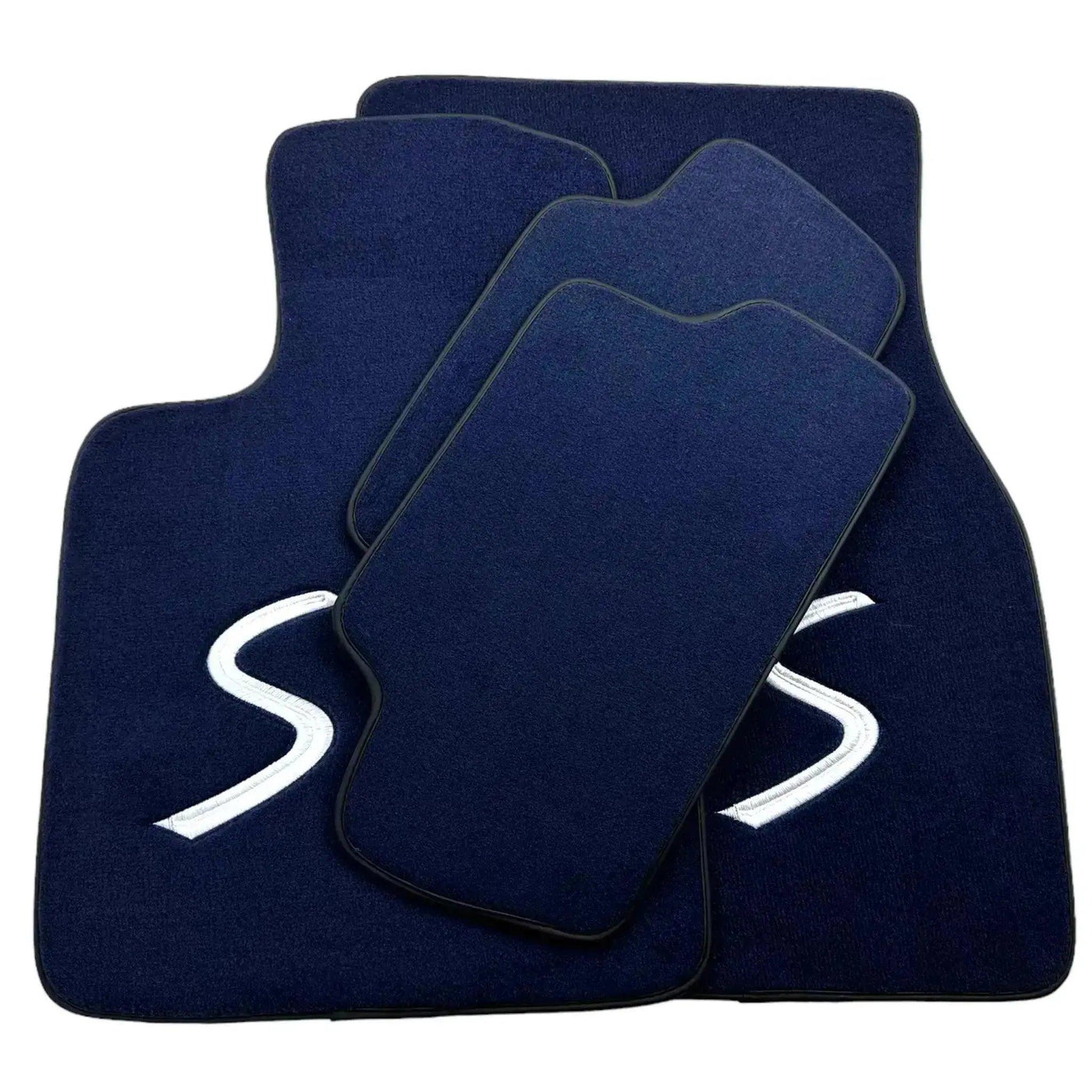Dark Blue Floor Mats for Mini Countryman F60 Hybrid (2020-2023) - AutoWin