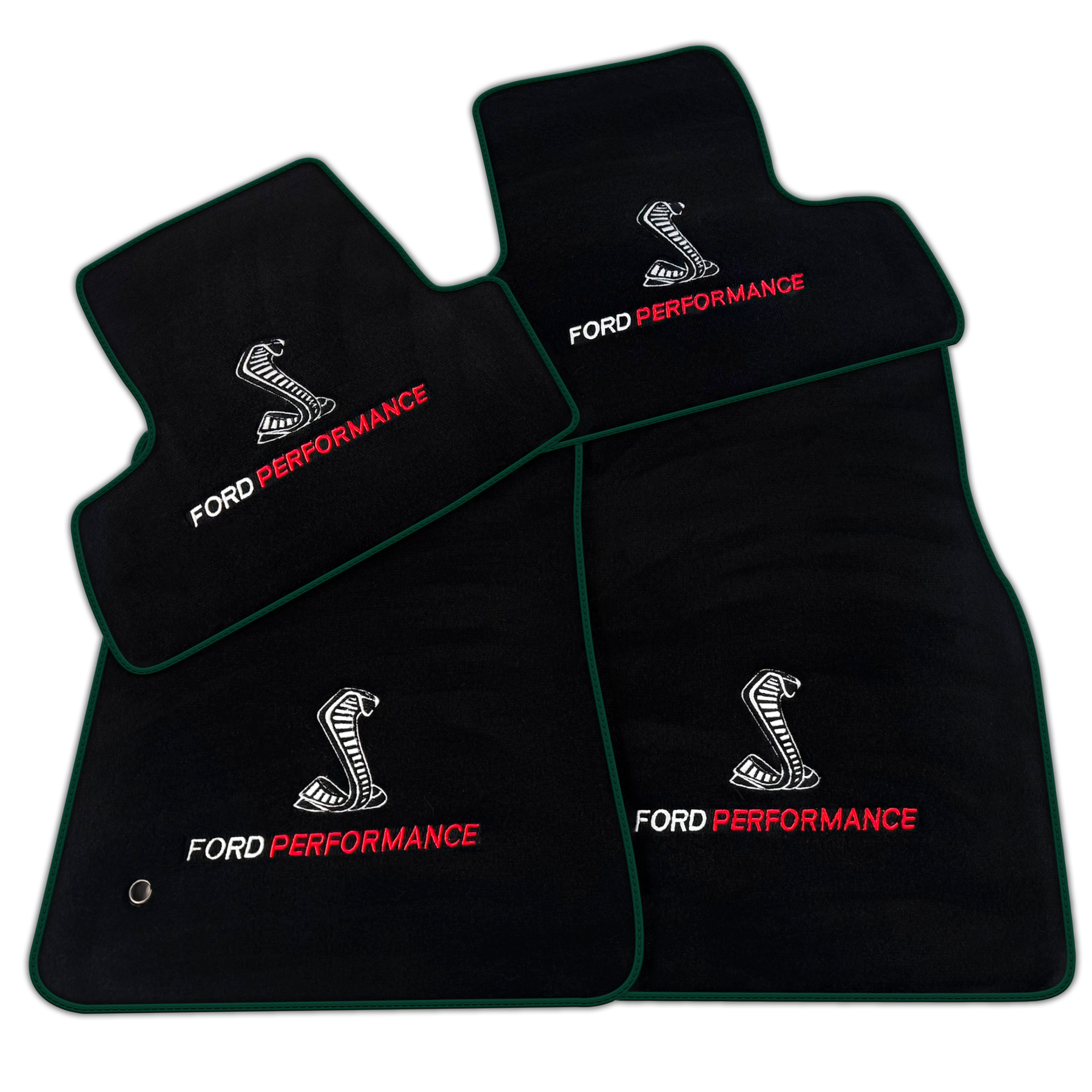 Black Floor Mats for Ford Mustang V FL (2011-2014) Ford Performance