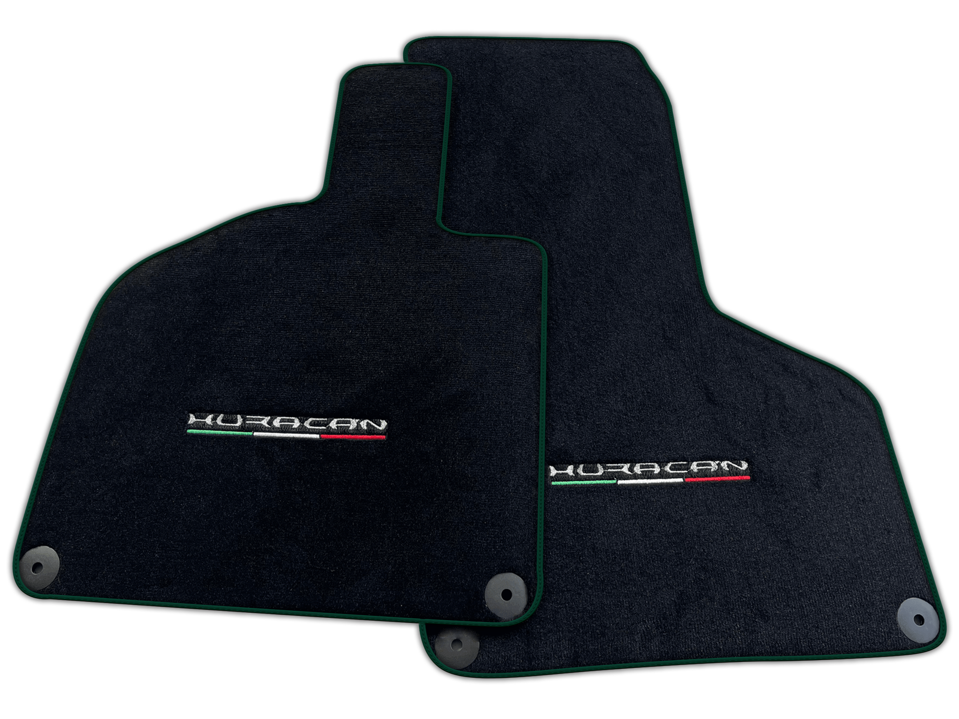 Black Carpet Floor Mats for Lamborghini Huracan | Various Trim Colors