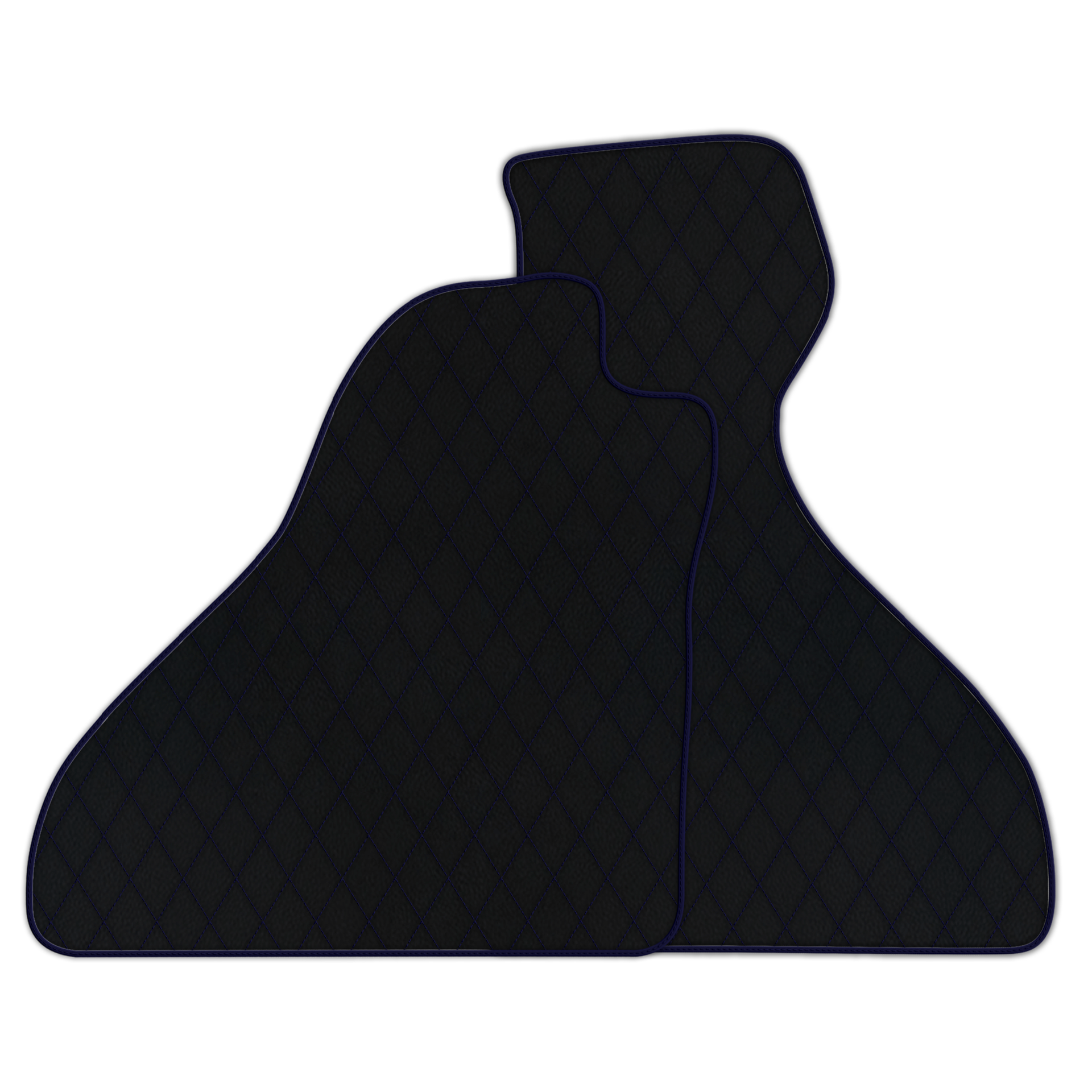 Premium Black Leather Floor Mats for Ferrari Mondial (1980-1993)
