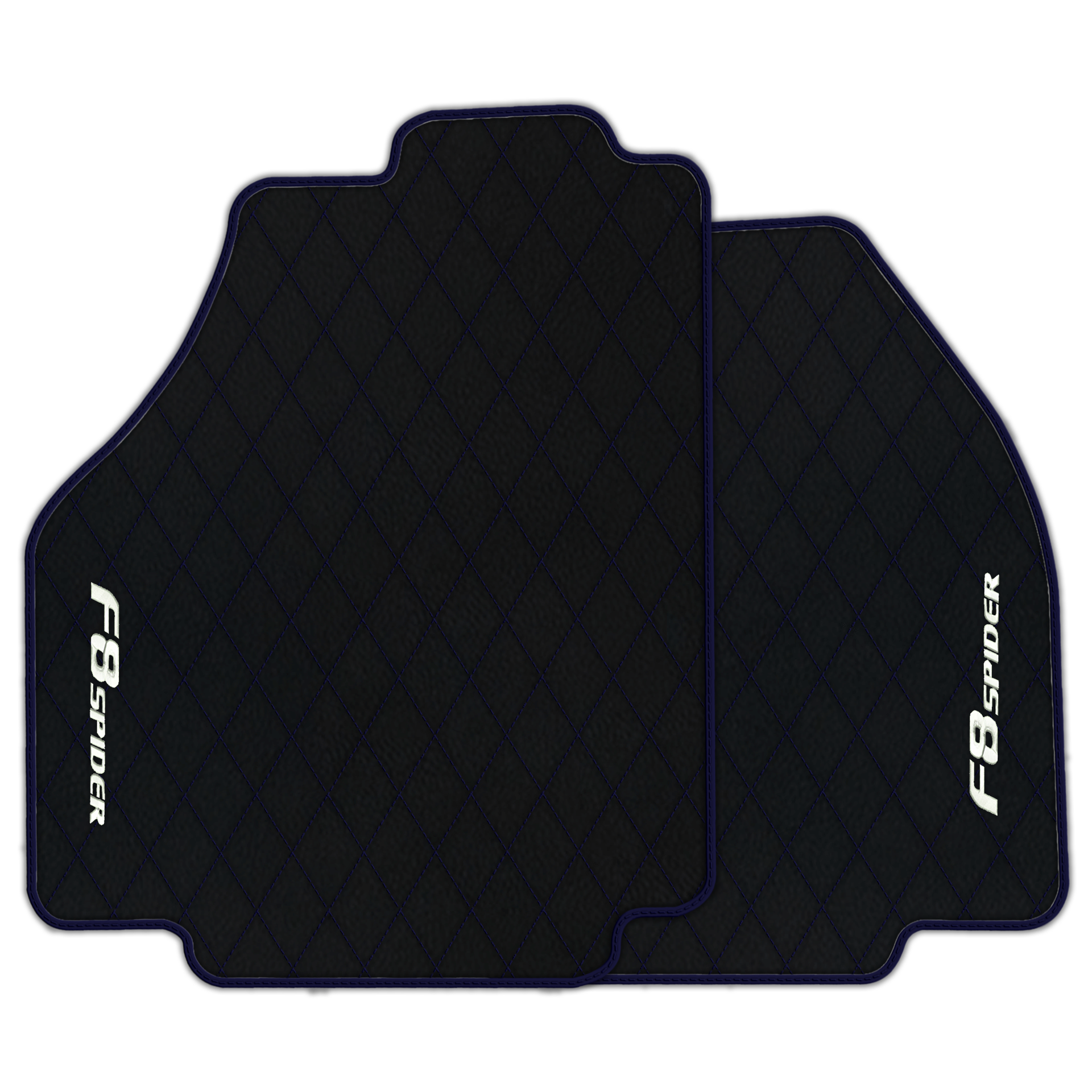 Premium Black Leather Floor Mats for Ferrari 456 (1992-2003)
