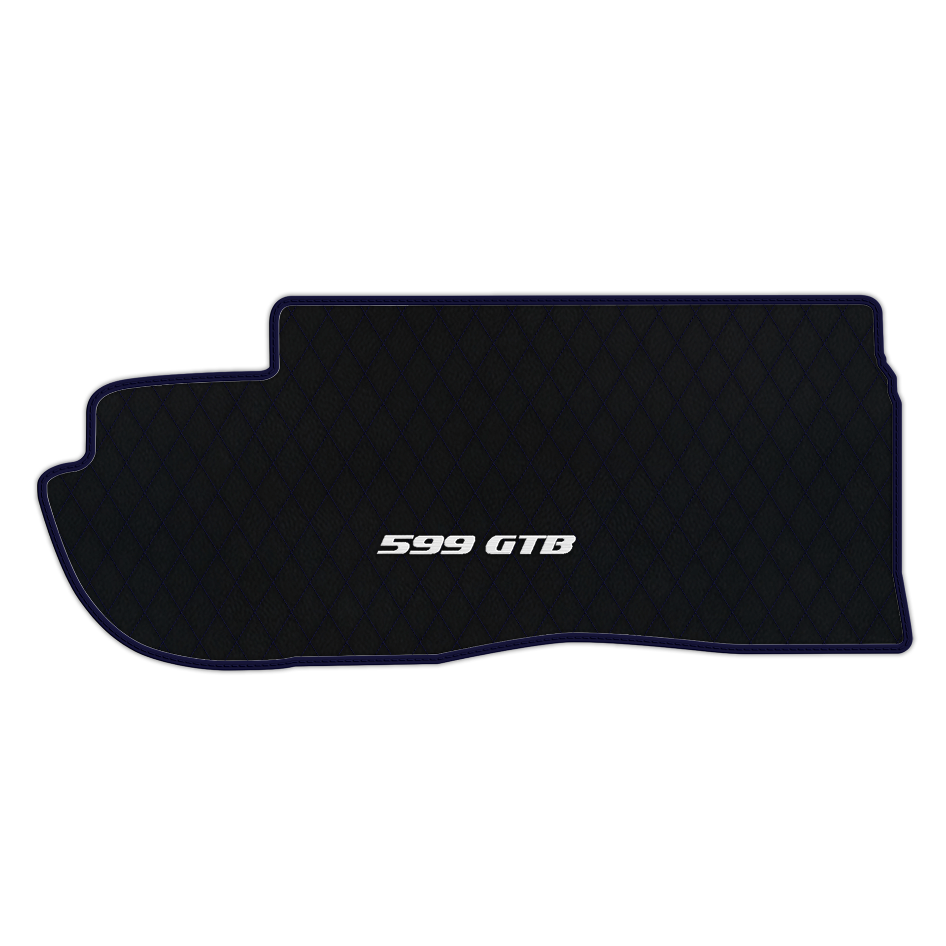 Custom Black Leather Floor Mats for Ferrari 599 Coupe (2006-2012)