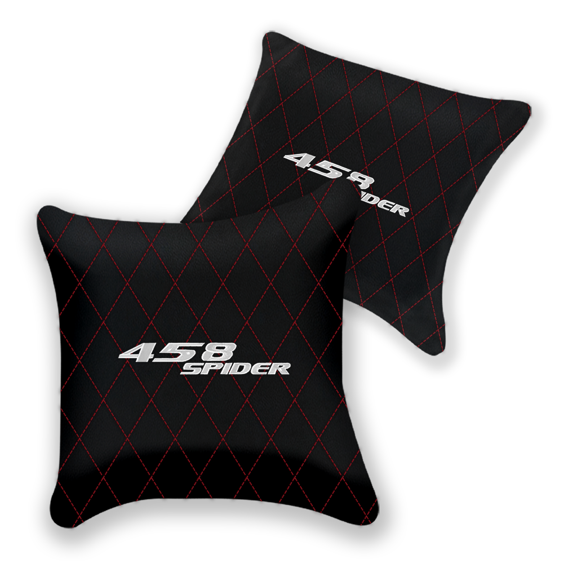 Custom Black Leather Pillows for Ferrari 458 Speciale (2012-2015)