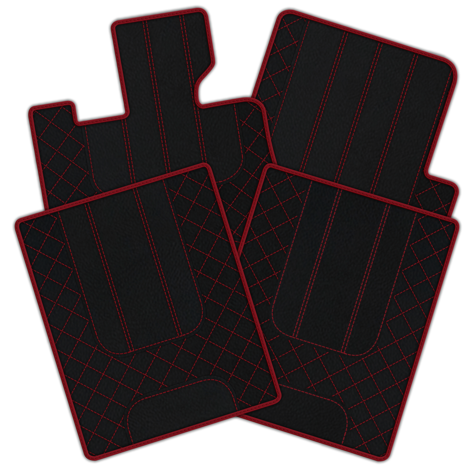 Customizable Leather Floor Mats with AW1 Pattern for Bentley Red Label RL (1998-2009) - AutoWin