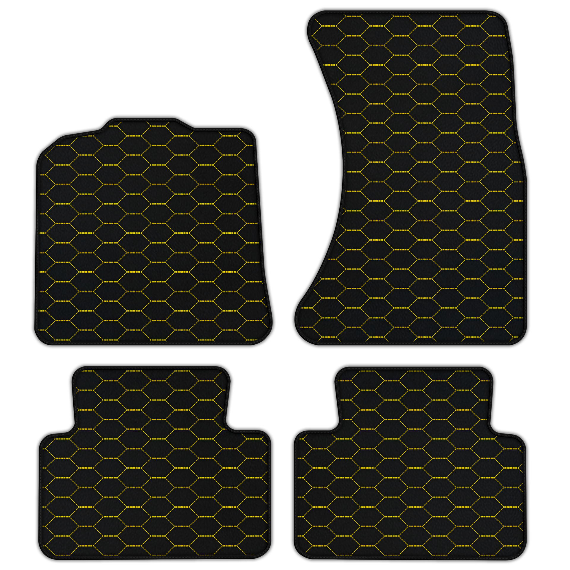 Customizable Leather Floor Mats for Porsche 981 Cayman (2012-2016)