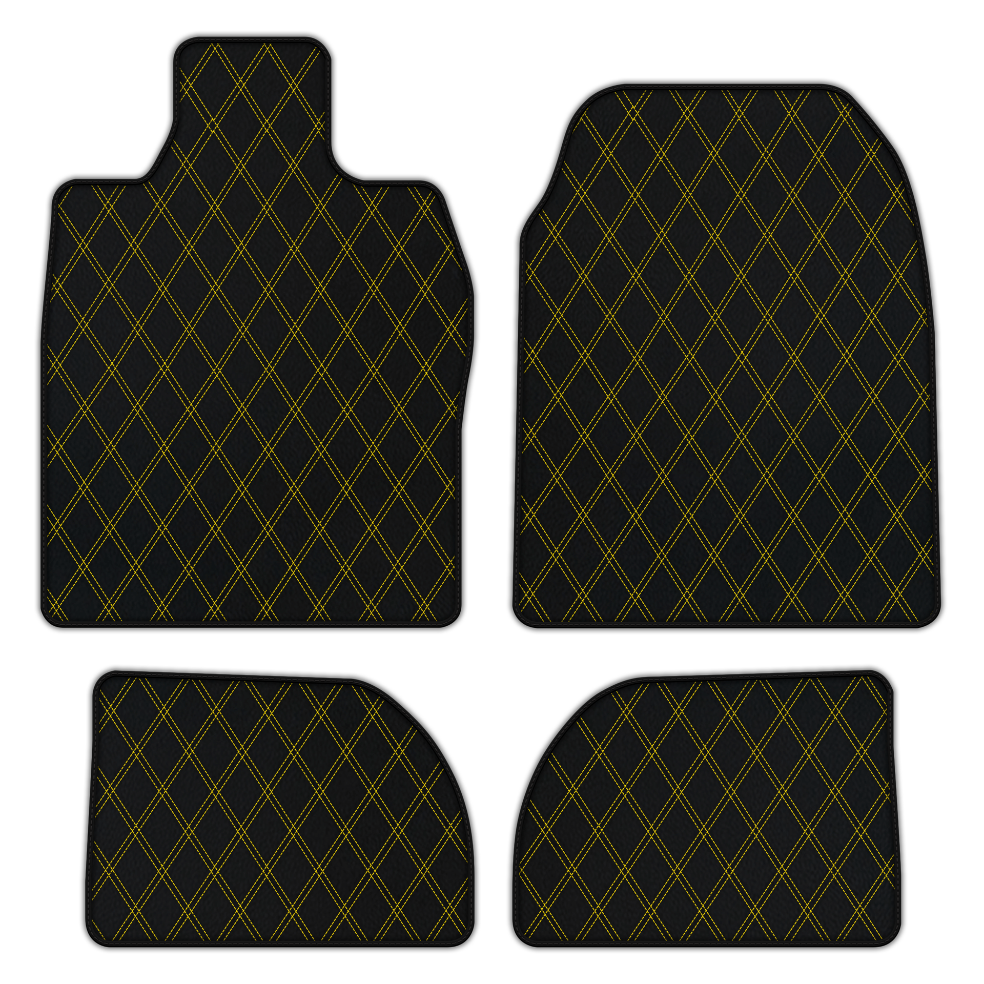 Premium Customizable Leather Floor Mats for Porsche 924 (1976-1988)