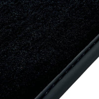 Black Floor Mats for Audi R8 (2015-2024) with Black Trim - AutoWin