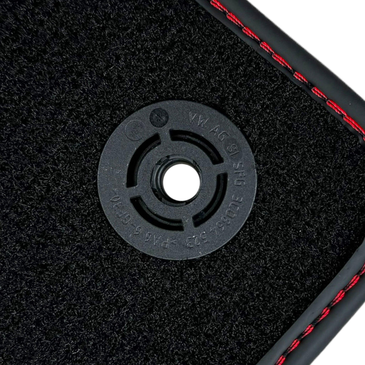 Black Floor Mats for Audi R8 (2015-2024) with Black Trim