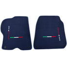 Dark Blue Floor Mats For Ferrari GTC4 Lusso (2016-2023) Italian Edition - AutoWin