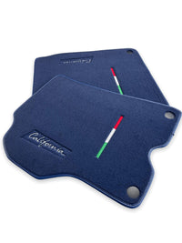 Floor Mats For Ferrari California 2008-2014 Dark Blue Color - AutoWin