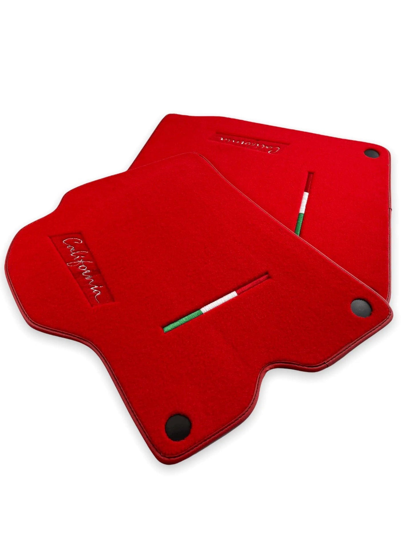 Floor Mats For Ferrari California 2008-2014 Red Color - AutoWin