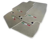 Floor Mats For Maserati GranTurismo MC Stradale (2011-2015) Beige IT Edition - AutoWin